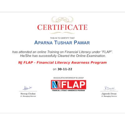 Nj Flap Certificate